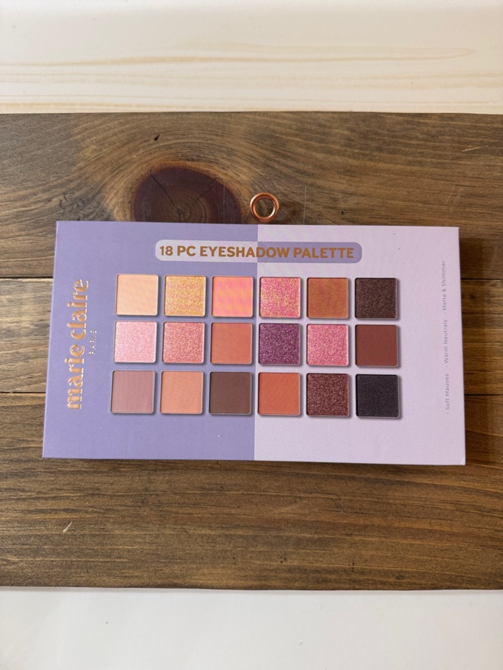 NWT 18-Pc Pink & Mauve Eyeshadow Palette